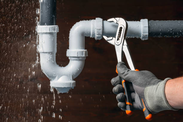 Professional Burst Pipe Repair technician working in Madison, IN